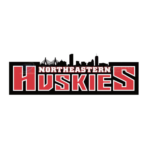 Northeastern Huskies Logo T-shirts Iron On Transfers N5634 - Click Image to Close